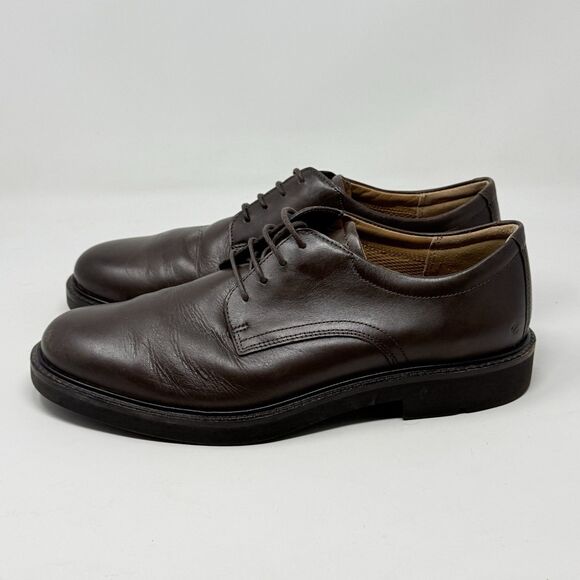 Ecco Metropole London Derby Casual Shoes Mens 10 EU 44 Brown Leather Plain Toe main image 3